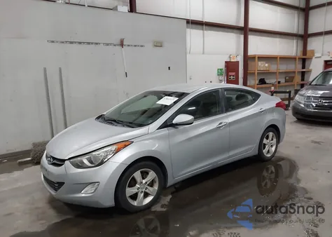 2012 Hyundai Elantra Gls из США, поврежденный, VIN 5NPDH4AE4CH094080